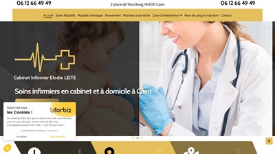 Infirmière à Caen - Élodie Leite
