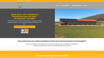 Koutec – énergie solaire en Suisse romande