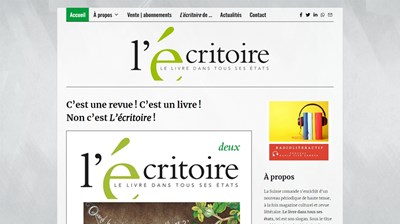 L’Ecritoire, le livre-revue culturel suisse