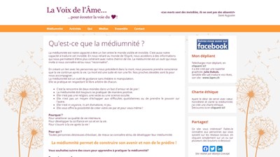La Voix de l'Ame: cours et séances de médumnité
