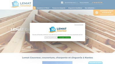 Lemat Couvreur, couverture, charpente et zinguerie à Nantes