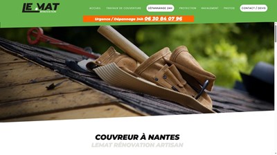 Travaux de toiture & couverture à Nantes 44