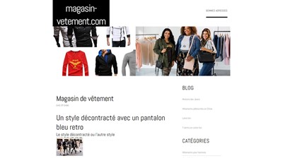 magasin vetement