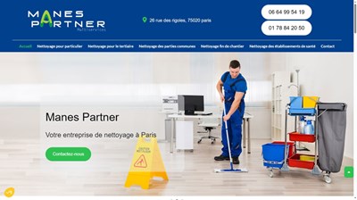  Nettoyage de fin de chantier à Paris chez Manes Partner