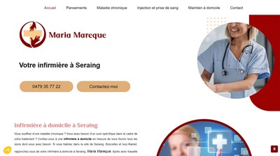 Infirmière à domicile à Seraing  