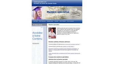 infos mastere specialise