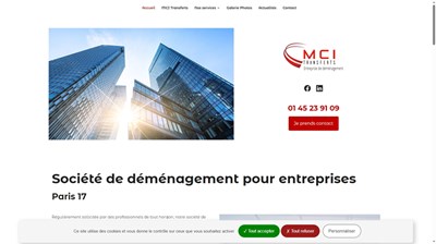 Transfert d'entreprise Paris 8