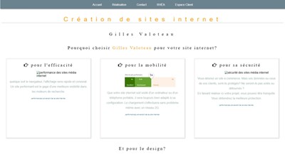 Une conception moderne pour un site efficace