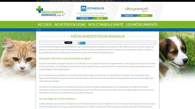 Guide pharmacies en ligne pour animaux