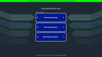 infos sur le micro eolien