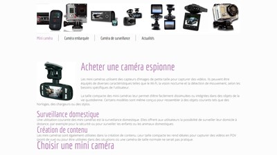 acheter une mini camera