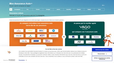 Comparateur d'assurances auto