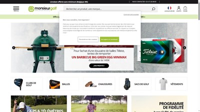 Boutique en ligne monsieurgolf