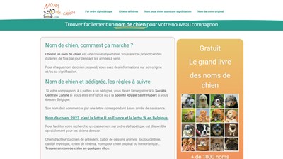 Trouver un nom de toutou au top