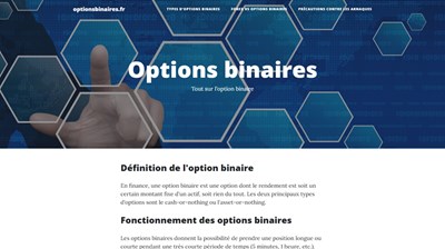 les options binaires