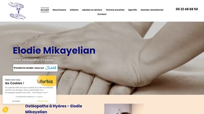 Ostéopathe à Hyères, Elodie Mikayelian