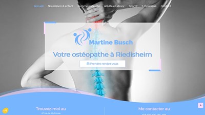 Ostéopathe pour sportif à Riedisheim, Martine Busch