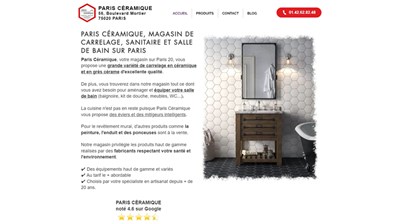 Paris Céramique - Magasin de carrelage et salle de bains
