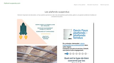 plafond suspendu