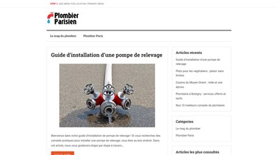 Plombier parisien | Votre artisan de plomberie