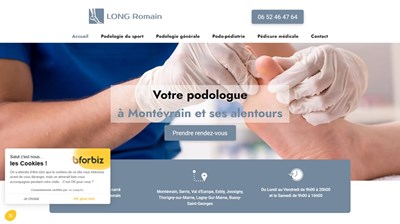 Séance de pédicure médicale