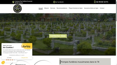 Trouver des pompes funèbres d'enterrement musulman à Trappes
