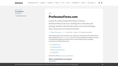 Professeur Forex