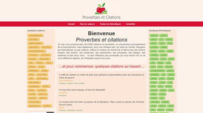 Proverbes et citations: le guide de référence