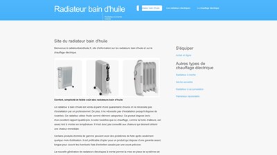 tout sur le chauffage bain d'huile