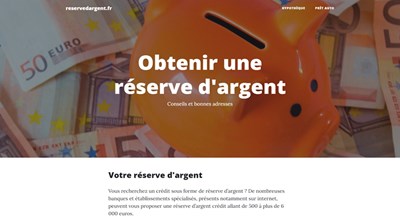 reserve d'argent