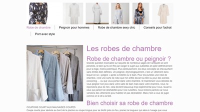 robe de chambre