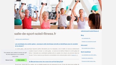 Salle de sport et fitness Soleil Fitness à Carvin