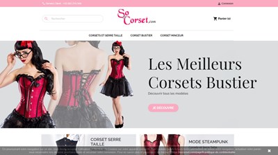SoCorset.com le spécialiste des corsets