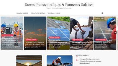 infos sur le store photovoltaique