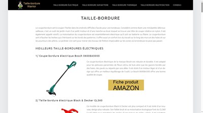 Comparateur de coupe-bordures rotofils
