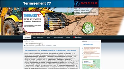 Terrassement 77