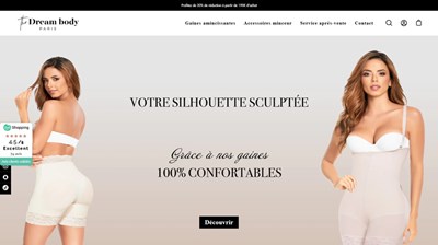 Gaine amincissante pour un effet ventre plat