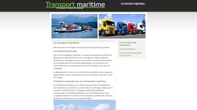 le transport maritime