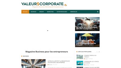 valeurs corporate