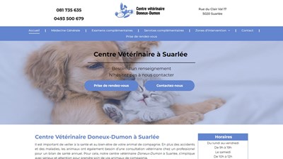 Vétérinaire à Namur, Doneux-Dumon