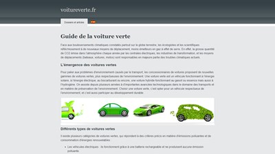 voiture verte