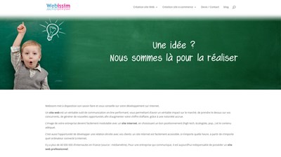 Webissim:création de sites