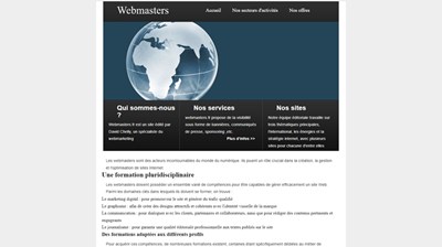 infos pour webmasters
