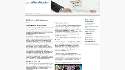 infos sur la défiscalisation