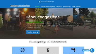Débouchage Canalisation Liège