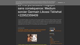 AIDE DU GRAND PROFESSEUR GERMAIN LIKOSSI POUR LA RICHESSE +229 65 31 48 20