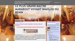 LE PLUS GRAND MAÎTRE MARABOUT VOYANT WAKILOU DU BENIN