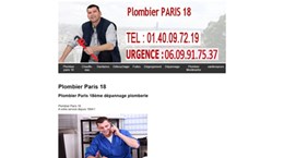 Devis plombier Paris 18