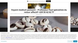 Voyant medium puissant – Professeur Paul spécialiste du retour affectif 00229 91 99 22 42