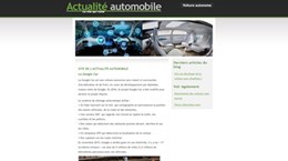 actualité automobile